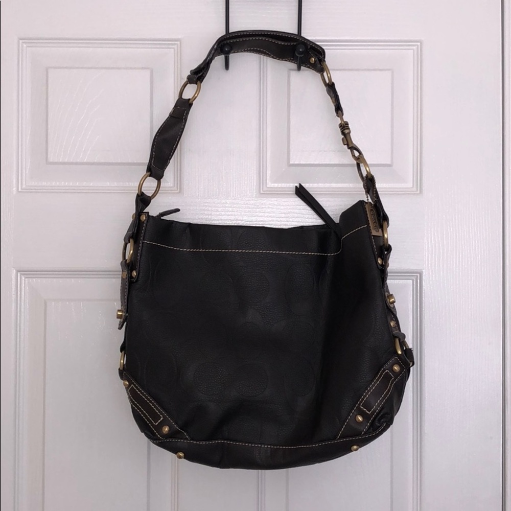 Authentic Coach Purse in Brown Leather